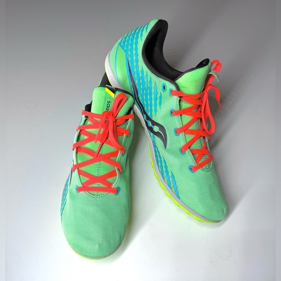 Saucony Men’s Havok XC Spike Green Running Shoes Size- 10 - Picture 5 of 9